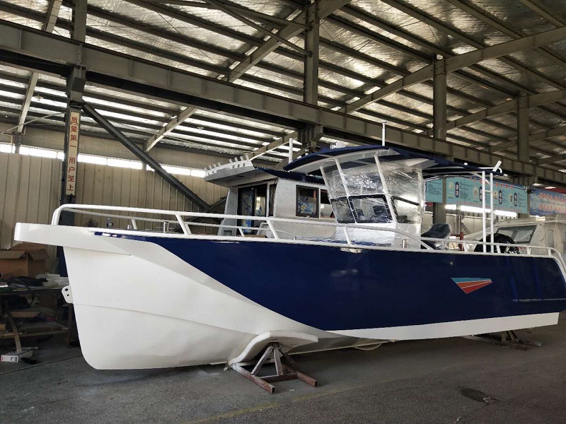 7.5m Aluminium Air Rider Fishing Yacht shipping to Australia