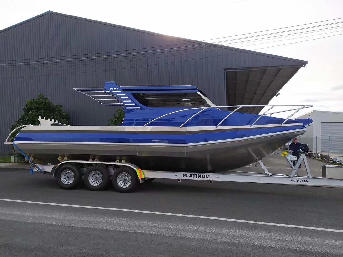 Grandsea 32ft 9.6m Full Cabin Aluminum Easy Craft Fishing Boat for Sale
