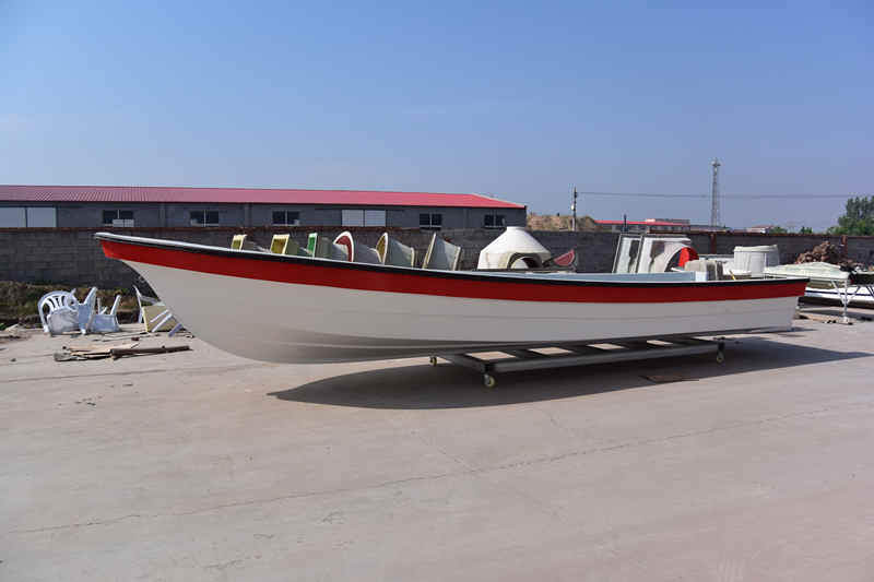 Grandsea Lenght 7.9m 26ft Fiberglass Single Hull Panga Boat for Sale 