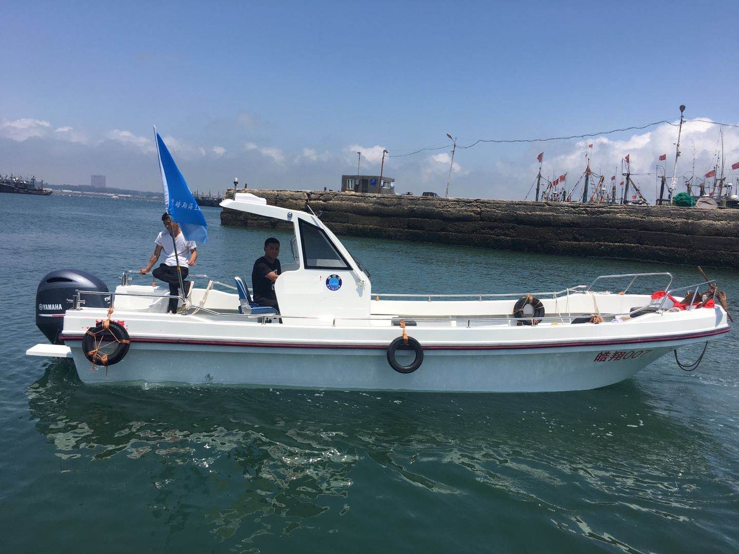 Grandsea 8m/26ft Fiberglass Speed Fishing Yacht Fishing Boat for sale