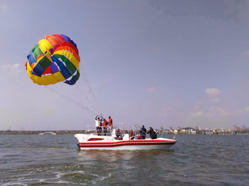 9.7m Fiberglass Two People Parasailing Boat for Sale