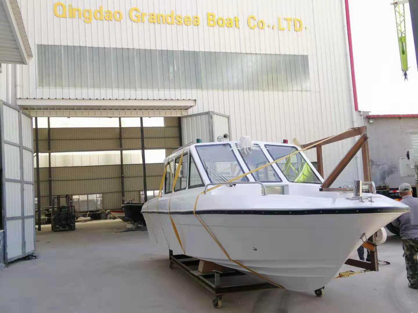Grandsea 8.8m/29ft Fiberglass Speed Fishing Boat for sale cabin boat